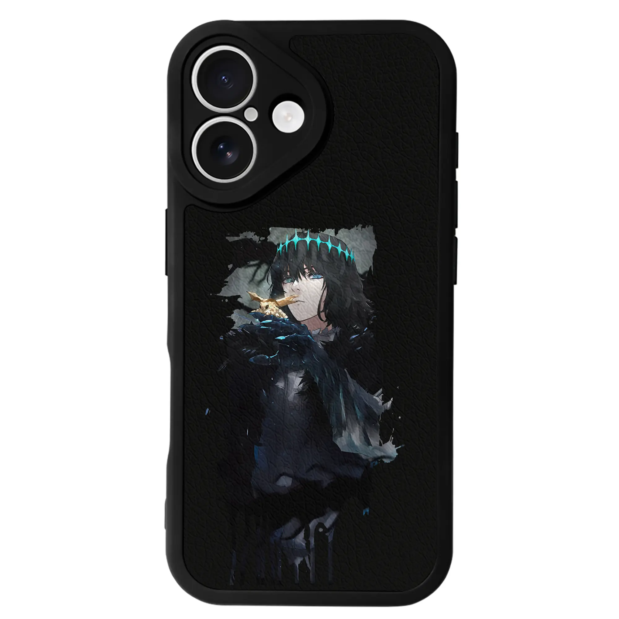 FGO グッズ,オベロン - IPhone 16シリーズ対応 ・ シリコンスマホケース ・ レザー調 ・ 高精度フィット ・ 耐衝撃 ・ ワイヤレス充電対応 ・ 精密カット